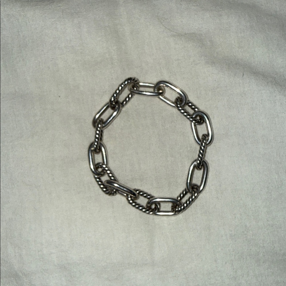 David Yurman Sterling Silver Link Bracelet - Picture 8 of 9